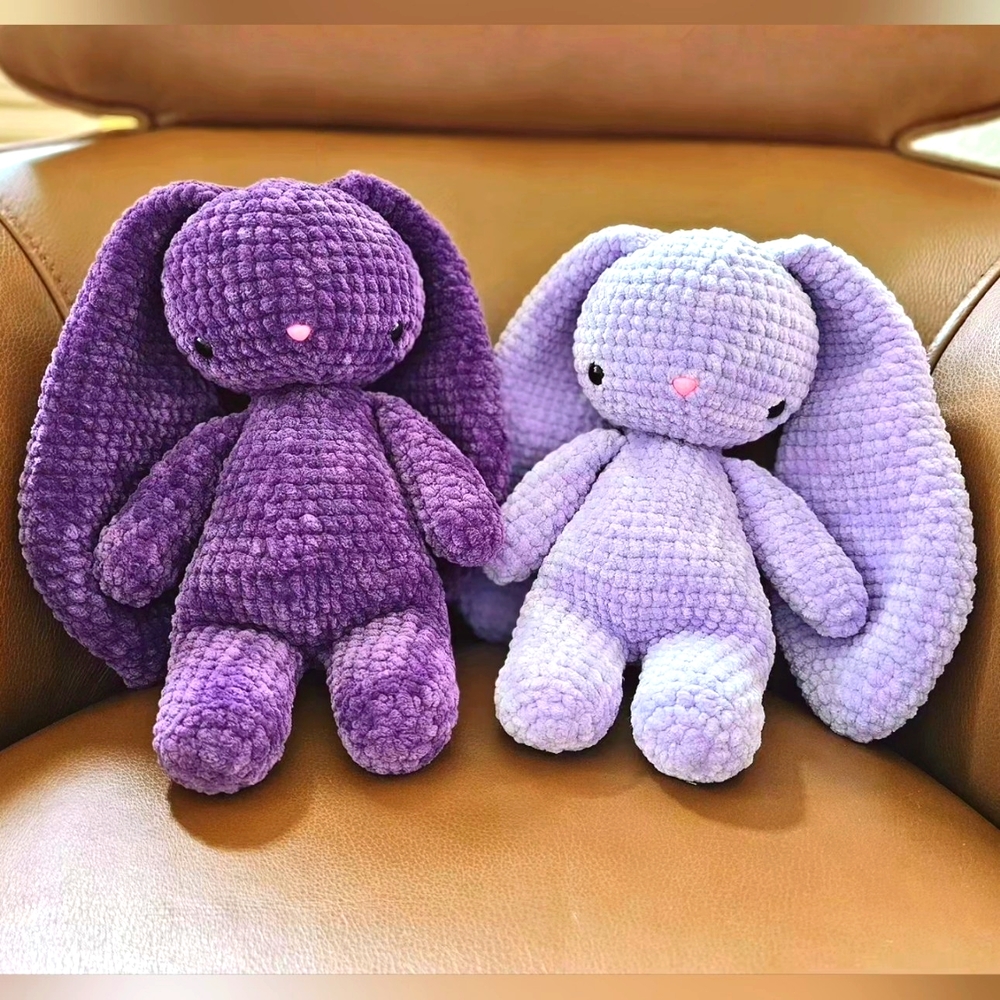 Amigurumi Crochet Weighted BunBun Bunny Plushies!!